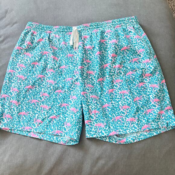 Chubbies Other - Chubbies Flamingo Swim Trunks XXXL 7 Inseam Blue shorts